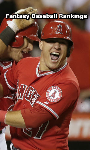 Mike Trout Leads the 2014 Fantasy Baseball Rankings
